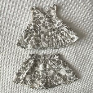 Zara Kids Floral Matching Set - Age 6